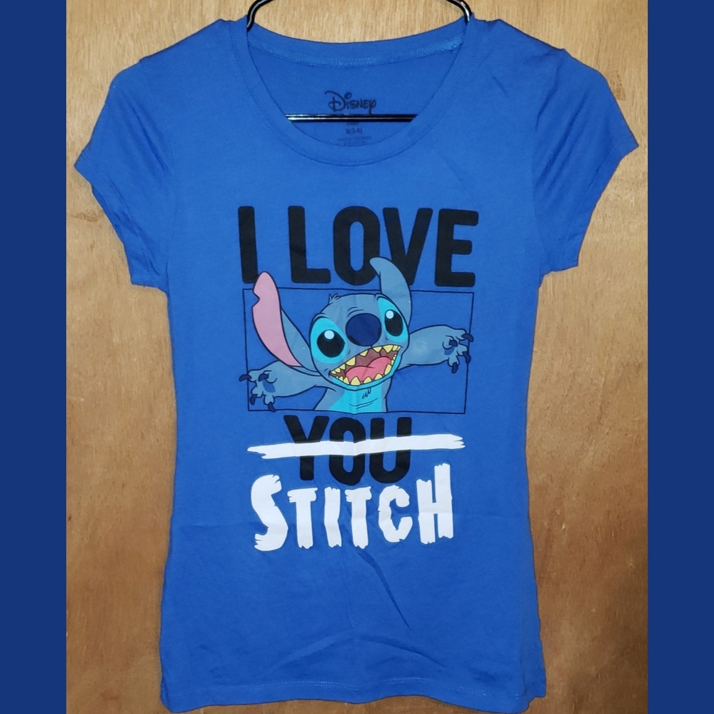 NWOT Juniors Stitch T-Shirt Size: Small (3-5)